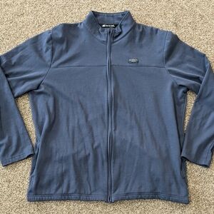 TravisMathew Men's XL Blue Full Zip Jacket